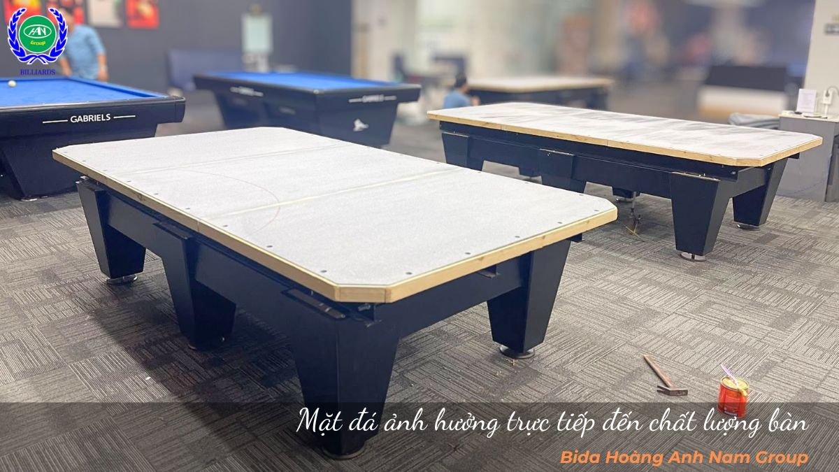 Mặt đá ảnh hưởng trực tiếp đến chất lượng bàn