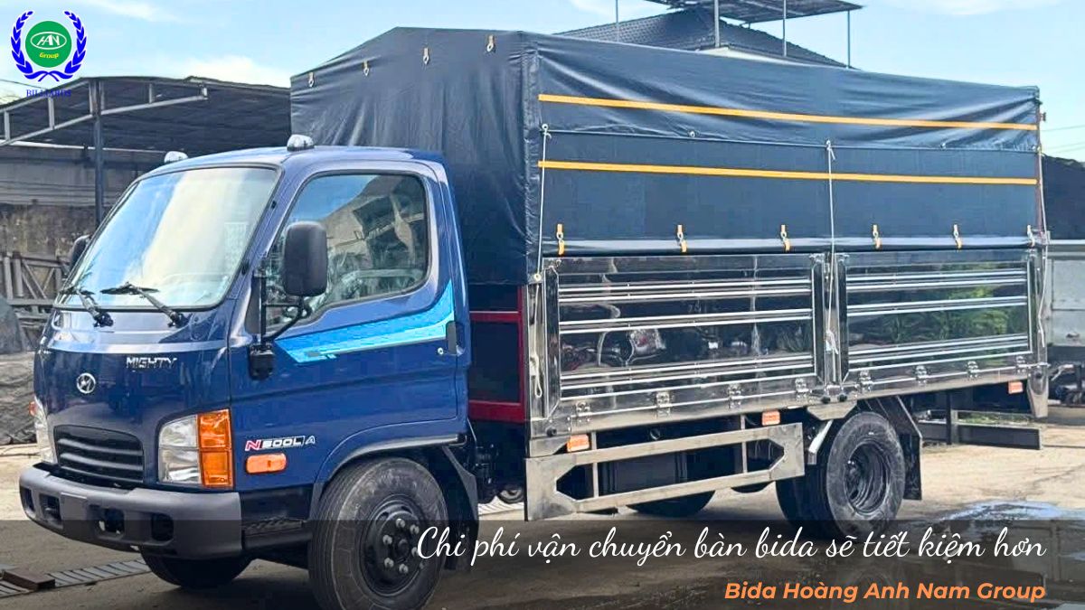 Chi phí vận chuyển bàn bida sẽ tiết kiệm hơn