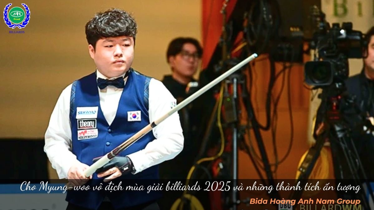 Cho Myung-woo vô địch mùa giải billiards 2025 và những thành tích ấn tượng