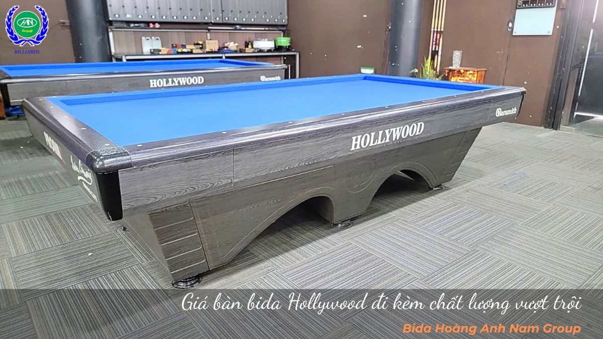 Giá bàn bida Hollywood đi kèm chất lượng vượt trội