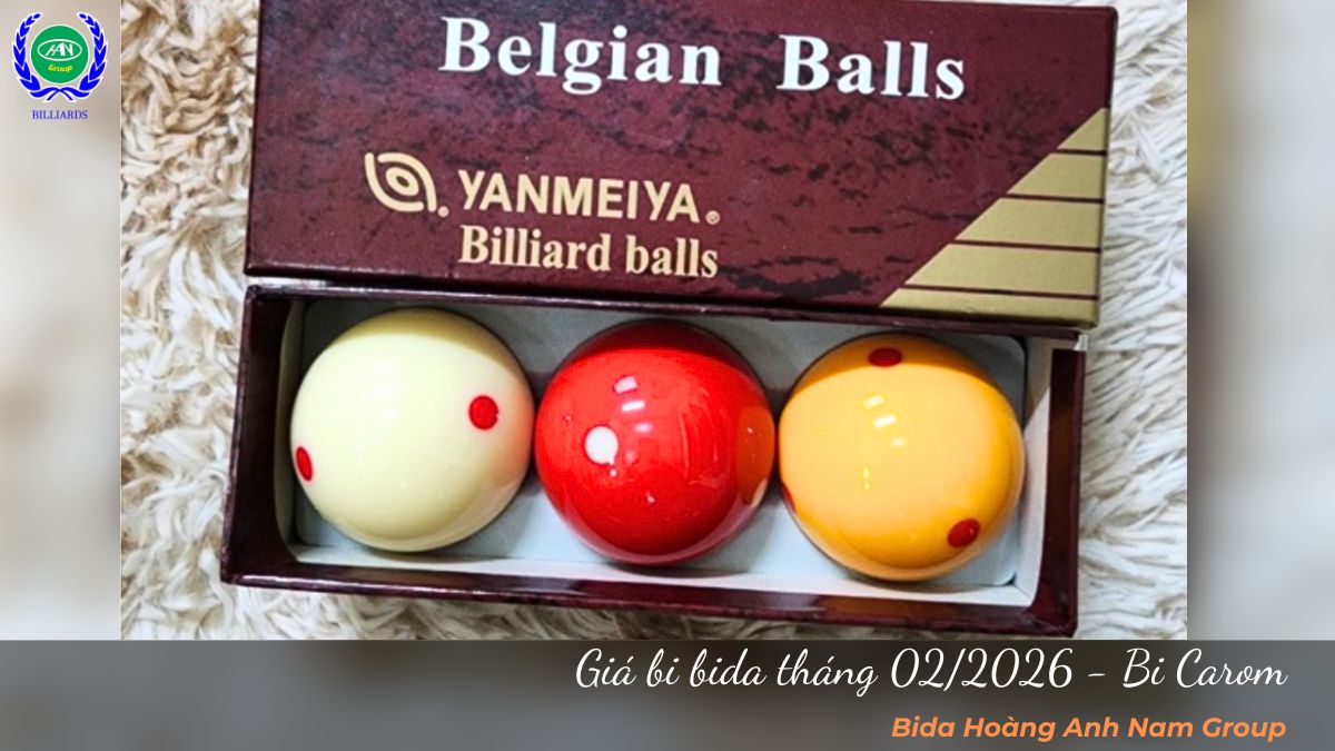 Giá bi bida tháng 02/2026 - Bi Carom