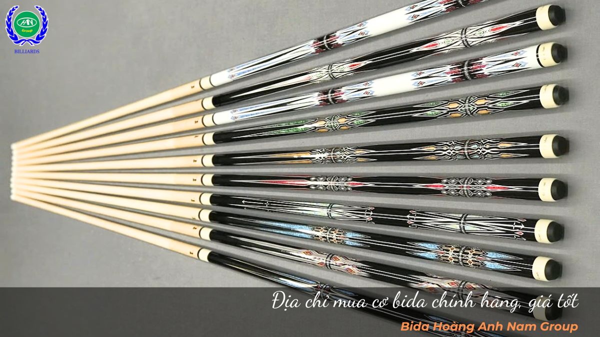 Địa chỉ mua cơ bida chính hãng, giá tốt