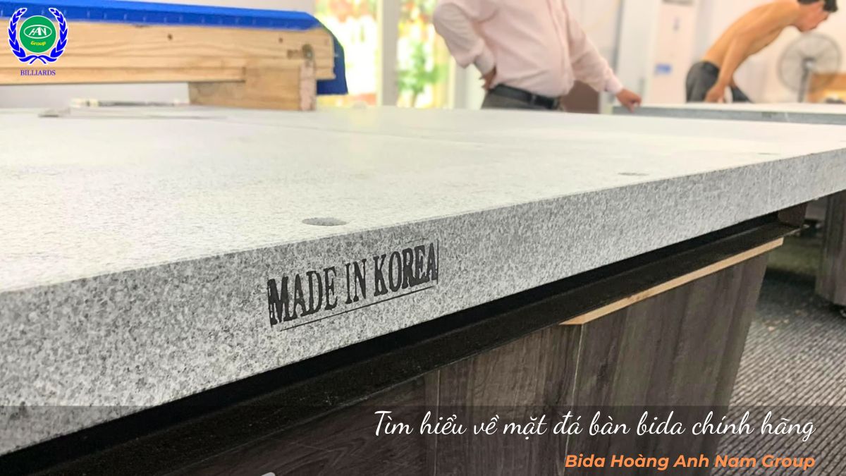 Tìm hiểu về mặt đá bàn bida chính hãng