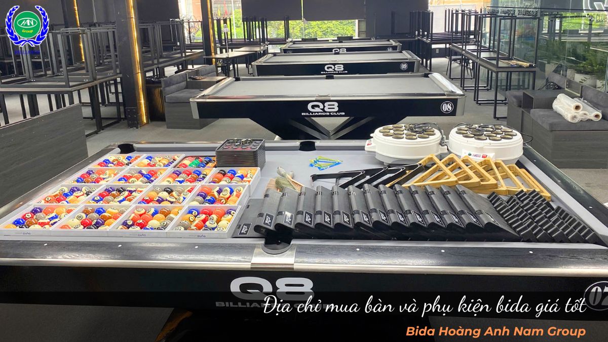 Địa chỉ mua bàn và phụ kiện bida giá tốt
