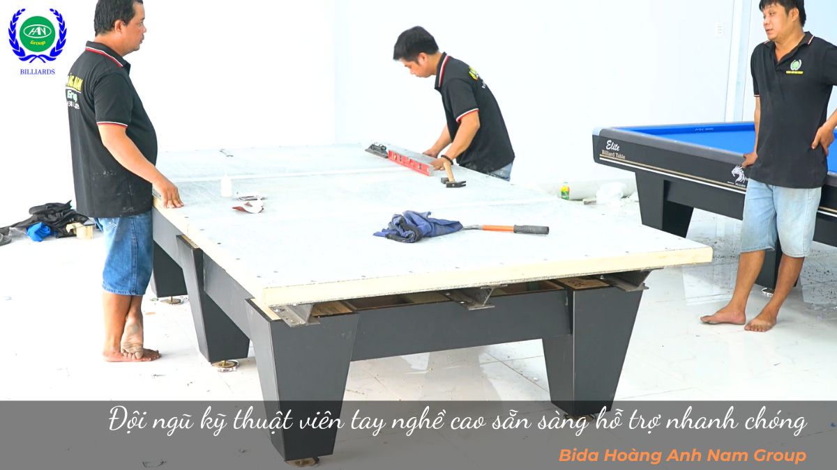 Đội ngũ kỹ thuật viên tay nghề cao sẵn sàng hỗ trợ nhanh chóng