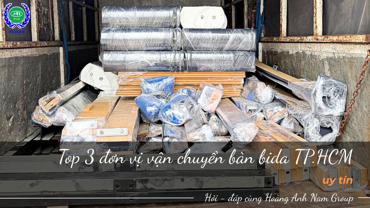 Top 3 đơn vị vận chuyển bàn bida TP.HCM uy tín