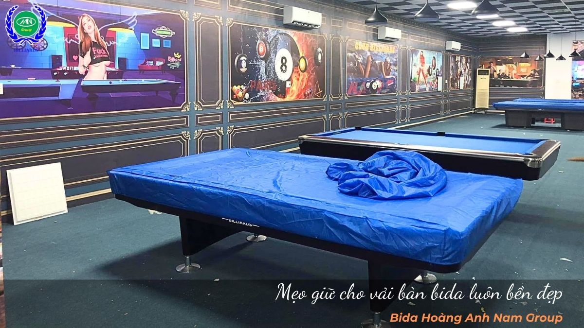 Mẹo giữ cho vải bàn bida luôn bền đẹp