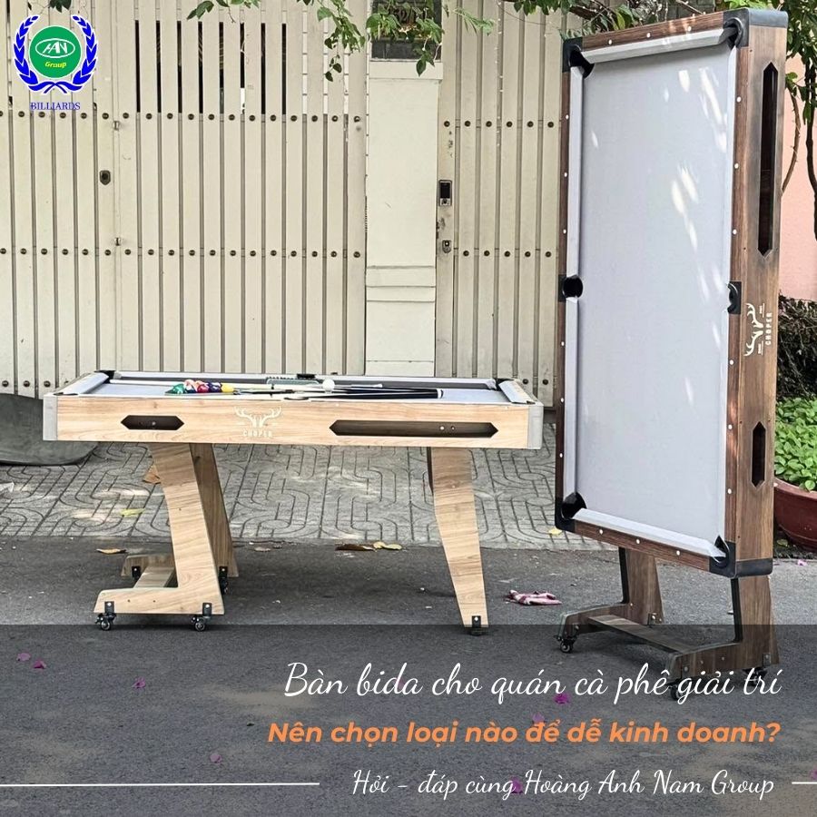 Bàn bida cho quán cà phê