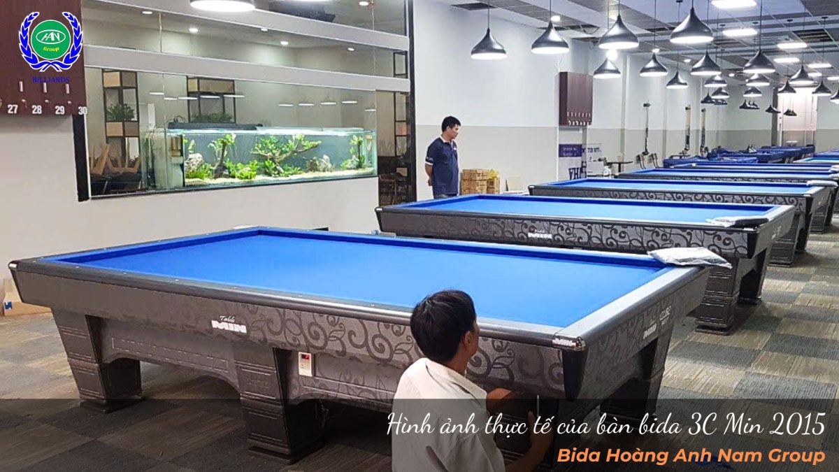 Hình ảnh thực tế của bàn bida 3C Min 2015