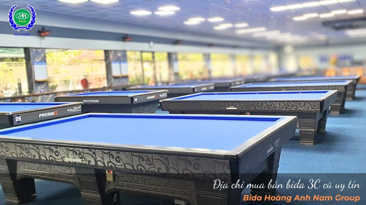 Địa chỉ mua bàn bida 3C cũ uy tín