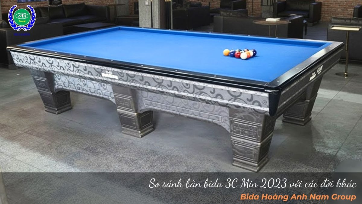 So sánh bàn bida 3C Min 2023 với các đời khác