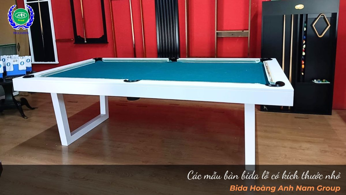 Các mẫu bàn bida lỗ có kích thước nhỏ