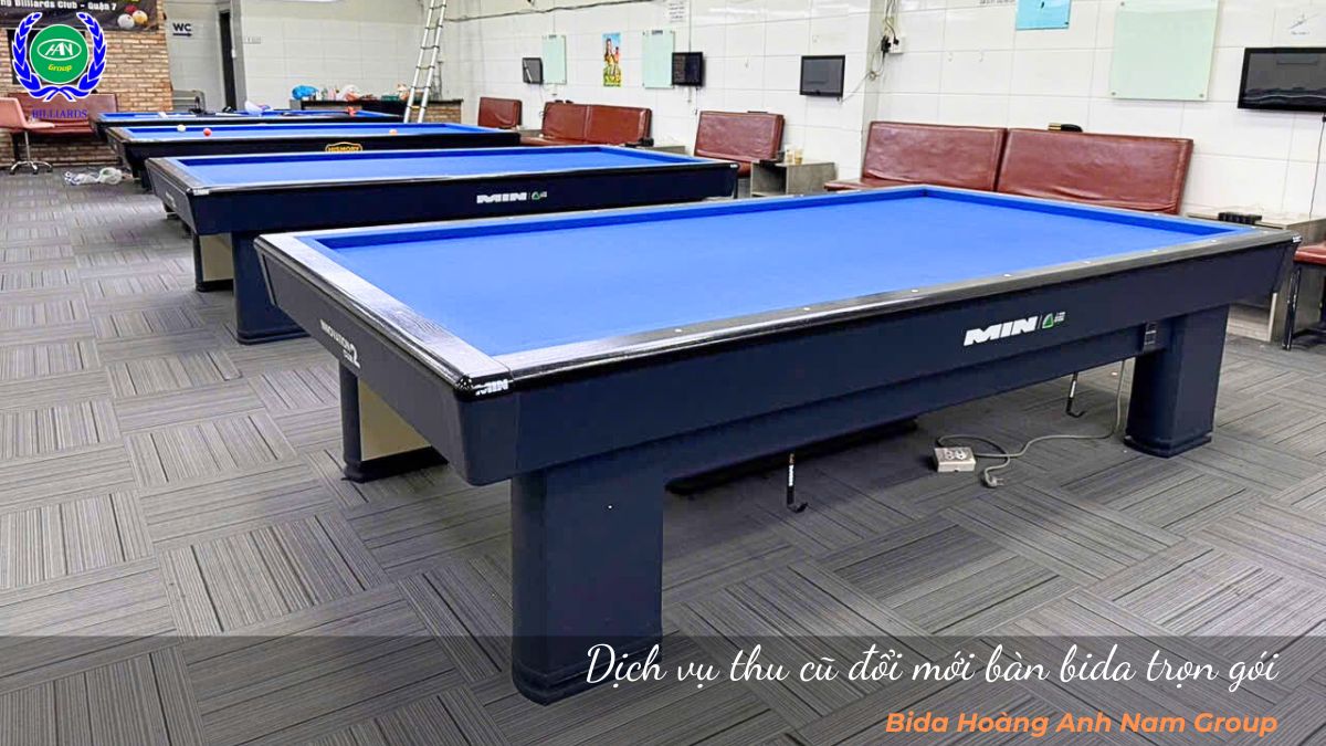 Dịch vụ thu cũ đổi mới bàn bida trọn gói