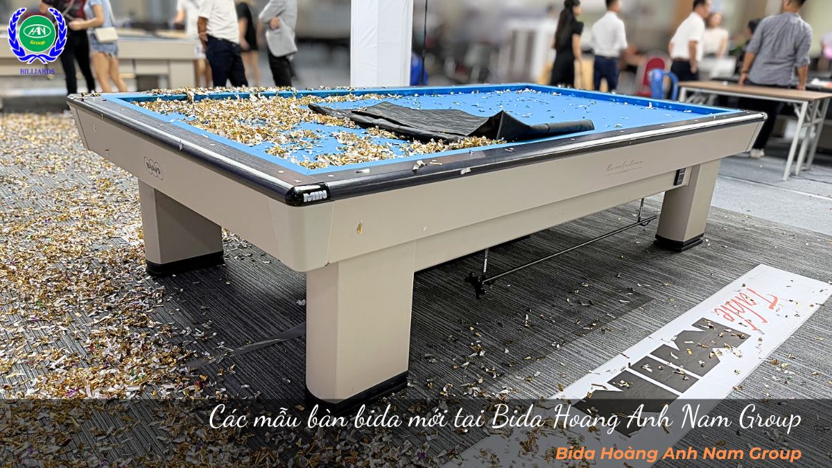 Các mẫu bàn bida mới tại Bida Hoàng Anh Nam Group