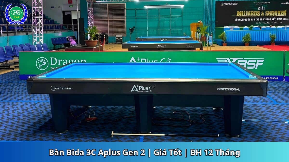 Bàn Bida 3C Aplus Gen 2, Giá 25 Tốt, BH 12 Tháng | Bida Hoàng Anh Nam Group