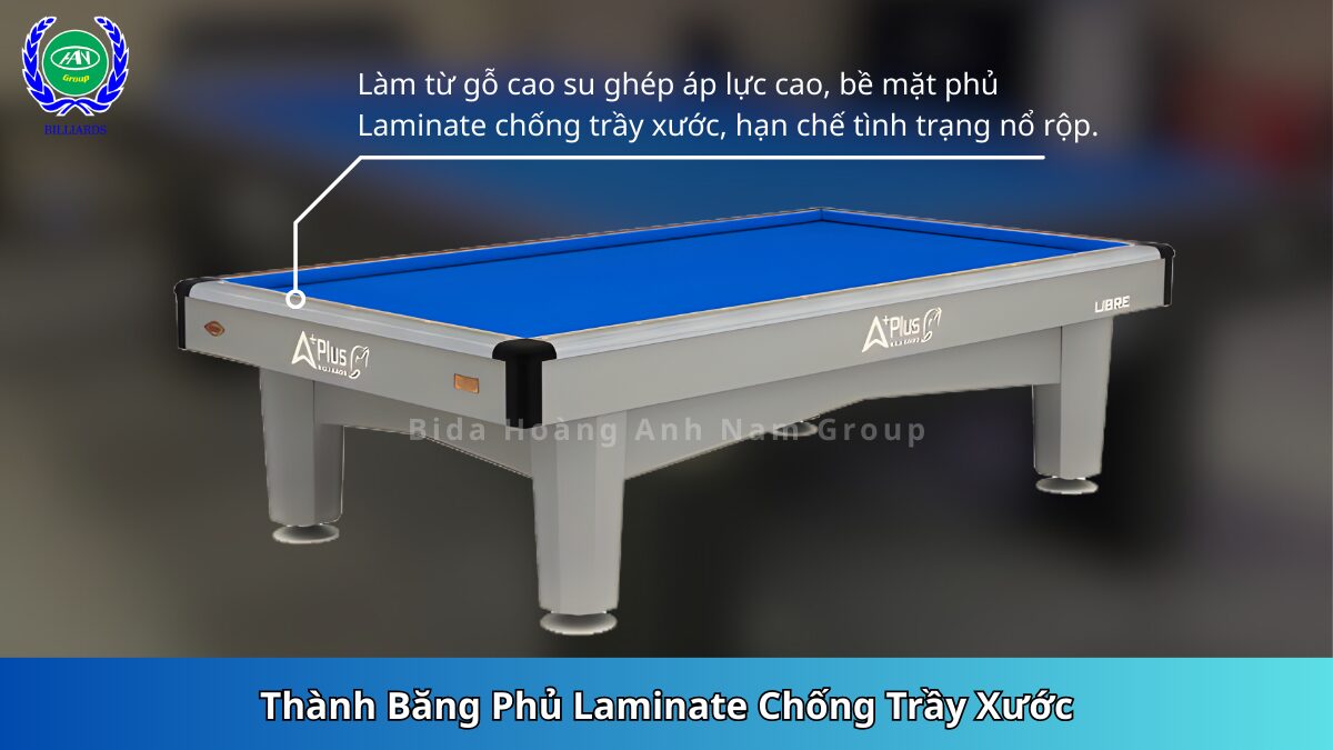 Thành Băng Phủ Laminate Chống Trầy Xước | Bida Hoàng Anh Nam Group