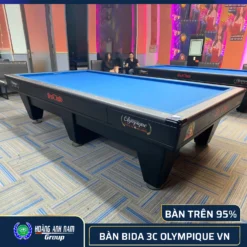 Bàn Bida 3C Olympique VN | Bàn Trên 95% | BH 36 Tháng