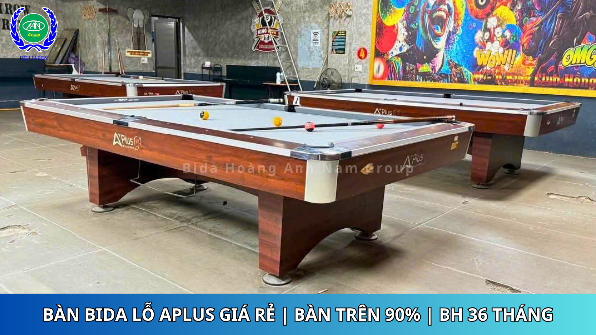 Bàn Bida Lỗ Giá Rẻ 7–10 Triệu | Mới Trên 90% | BH 36 Tháng