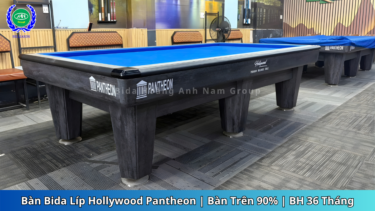 Bàn Bida Líp Hollywood Pantheon | Bàn Trên 90% | BH 36 Tháng | Bida Hoàng Anh Nam Group