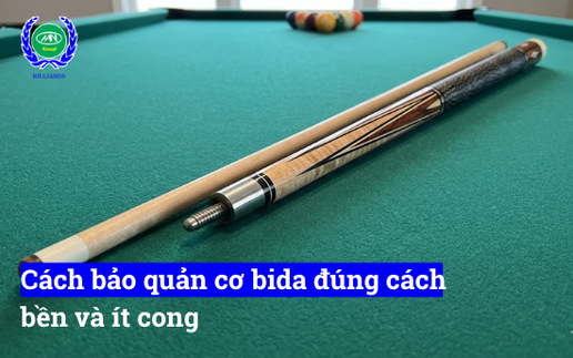 Cách bảo quản cơ bida bền và ít cong