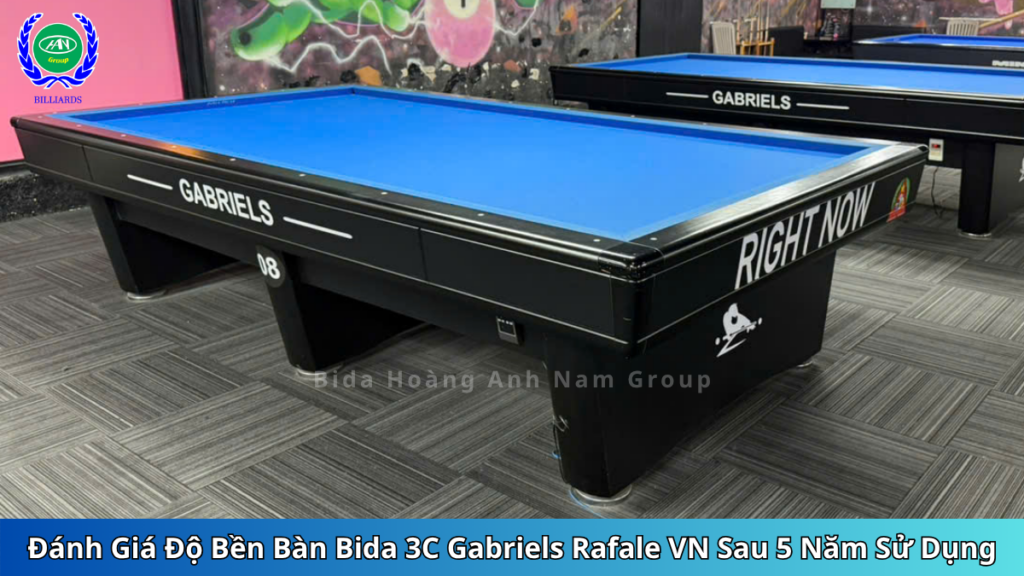Đánh Giá Độ Bền Bàn Bida 3C Gabriels Rafale VN Sau 5 Năm Sử Dụng | Bida Hoàng Anh Nam Group