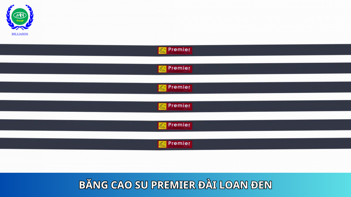 Băng cao su Premier Black Đài Loan bàn King Winner | Bida Hoàng Anh Nam Group