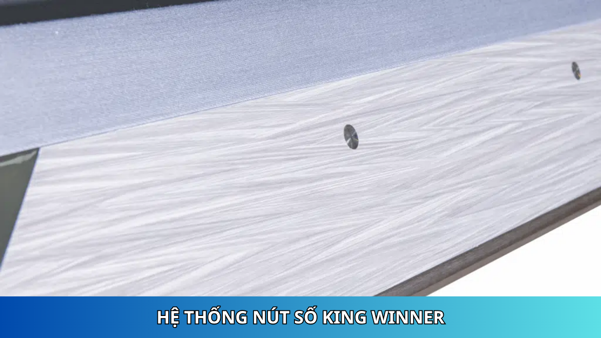 Hệ thống nút số kim loại bàn King Winner cũ | Bida Hoàng Anh Nam Group