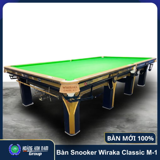 Bàn Bida Snooker Wiraka Classic M-1 - BÀN MỚI 100%