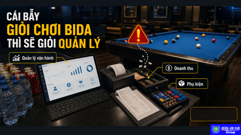 Quản lý thủ công dễ gây thất thoát dòng tiền và phụ kiện.