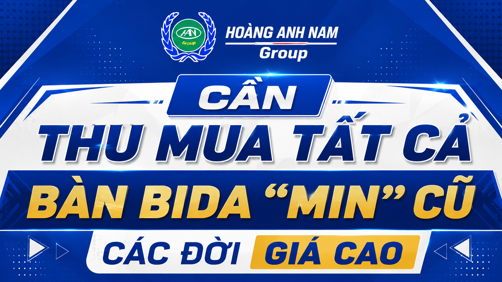 Cần Thu Mua Tất Cả Bàn Bida Min Cũ Các Đời Giá Cao | Hoàng Anh Nam group
