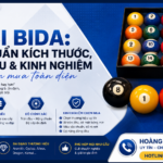Bi bida: Tiêu chuẩn kích thước, chất liệu và kinh nghiệm chọn mua toàn diện | Bida Hoàng Anh Nam